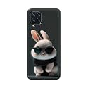PRINTFIDAA® Printed Hard Back Cover Case for Samsung Galaxy M32 4G | Samsung Galaxy M32 Prime Edition Back Cover (Cool Baby Rabbit) -112
