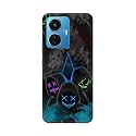 PRINTFIDAA® Printed Hard Back Cover Case for Vivo Y55 (2022) | Vivo T1 44W | Vivo iQOO Z6 44W Back Cover (Mask Man) -112