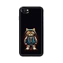 PRINTFIDAA® Printed Hard Back Cover Case for Apple iPhone 7 | iPhone 8 | iPhone SE 2020 | SE2 2020 | iPhone SE3 2022 Back Cover (Hipster Cat) -112