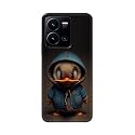 PRINTFIDAA® Printed Hard Back Cover Case for Vivo Y35 4G | Vivo Y22 Back Cover (Animated Duck) -112