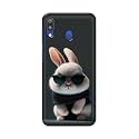 PRINTFIDAA® Printed Hard Back Cover Case for Samsung Galaxy M20 Back Cover (Cool Baby Rabbit) -112