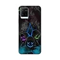 PRINTFIDAA® Printed Hard Back Cover Case for Vivo Y21 | Y21T | Y21s | Y21e | Y21A | Y21G | Y33S | Y33T | Y32 | Vivo T1x Back Cover (Mask Man) -112