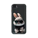 PRINTFIDAA® Printed Hard Back Cover Case for Apple iPhone 7 | iPhone 8 | iPhone SE 2020 | SE2 2020 | iPhone SE3 2022 Back Cover (Cool Baby Rabbit) -112