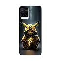 PRINTFIDAA® Printed Hard Back Cover Case for Vivo Y21 | Y21T | Y21s | Y21e | Y21A | Y21G | Y33S | Y33T | Y32 | Vivo T1x Back Cover (Cartoon Cat) -112