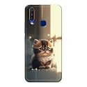 PRINTFIDAA® Printed Hard Back Cover Case for Vivo Y15 | Vivo Y17 | Vivo Y11 | Vivo U10 | Vivo Y12 | Vivo Y12i Back Cover (Cute Cat) -112