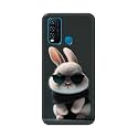 PRINTFIDAA® Printed Hard Back Cover Case for Vivo Y30 | Vivo Y50 Back Cover (Cool Baby Rabbit) -112