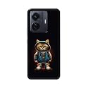 PRINTFIDAA® Printed Hard Back Cover Case for Vivo iQOO Z6 Pro 5G | Vivo T1 Pro 5G | Vivo S15e Back Cover (Hipster Cat) -112