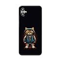 PRINTFIDAA® Printed Hard Back Cover Case for Samsung Galaxy M04 | F04 | A04e Back Cover (Hipster Cat) -112