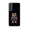 PRINTFIDAA® Printed Hard Back Cover Case for Samsung Galaxy S22 5G Back Cover (Hipster Cat) -112