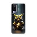 PRINTFIDAA® Printed Hard Back Cover Case for Vivo V21e 5G Back Cover (Cartoon Cat) -112