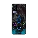 PRINTFIDAA® Printed Hard Back Cover Case for Vivo V21e 5G Back Cover (Mask Man) -112