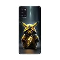 PRINTFIDAA® Printed Hard Back Cover Case for Samsung Galaxy A31 Back Cover (Cartoon Cat) -112