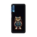 PRINTFIDAA® Printed Hard Back Cover Case for Samsung Galaxy A7 2018 Back Cover (Hipster Cat) -112