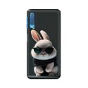 PRINTFIDAA® Printed Hard Back Cover Case for Samsung Galaxy A7 2018 Back Cover (Cool Baby Rabbit) -112