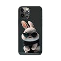 PRINTFIDAA® Printed Hard Back Cover Case for Apple iPhone 13 Pro Back Cover (Cool Baby Rabbit) -112