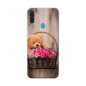 PRINTFIDAA Roses and Teddy Bear in The