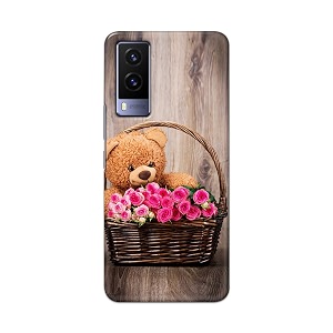 PRINTFIDAA Roses and Teddy Bear in The