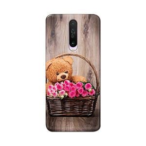 PRINTFIDAA Roses and Teddy Bear in The