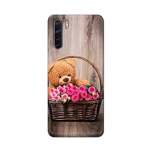 PRINTFIDAA Roses and Teddy Bear in The