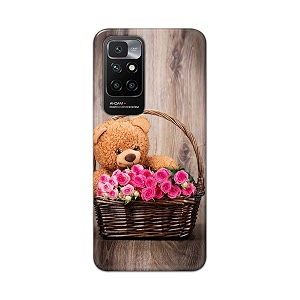 PRINTFIDAA Roses and Teddy Bear in The