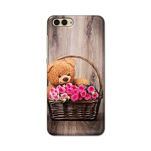 PRINTFIDAA Roses and Teddy Bear in The