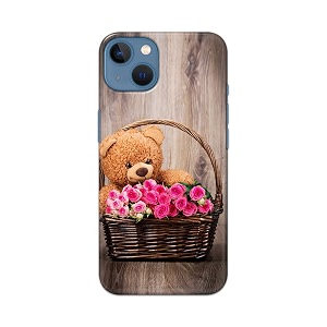PRINTFIDAA Roses and Teddy Bear in The
