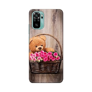 PRINTFIDAA Roses and Teddy Bear in The