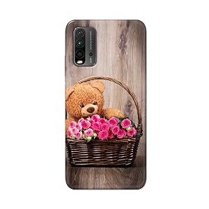 PRINTFIDAA Roses and Teddy Bear in The