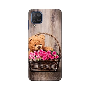 PRINTFIDAA Roses and Teddy Bear in The