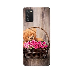 PRINTFIDAA Roses and Teddy Bear in The