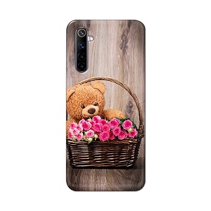 PRINTFIDAA Roses and Teddy Bear in The
