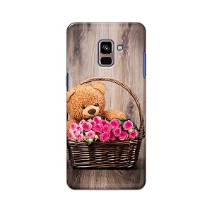PRINTFIDAA Roses and Teddy Bear in The