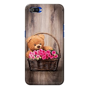 PRINTFIDAA Roses and Teddy Bear in The