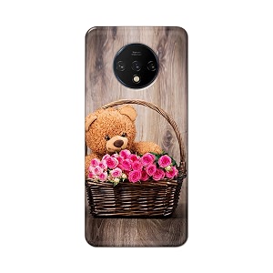 PRINTFIDAA Roses and Teddy Bear in The
