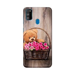 PRINTFIDAA Roses and Teddy Bear in The