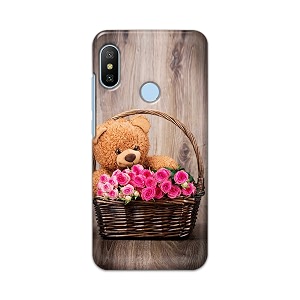 PRINTFIDAA Roses and Teddy Bear in The
