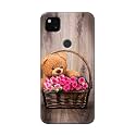 PRINTFIDAA Roses and Teddy Bear in The