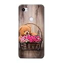 PRINTFIDAA Roses and Teddy Bear in The