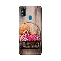 PRINTFIDAA Roses and Teddy Bear in The