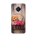 PRINTFIDAA Roses and Teddy Bear in The