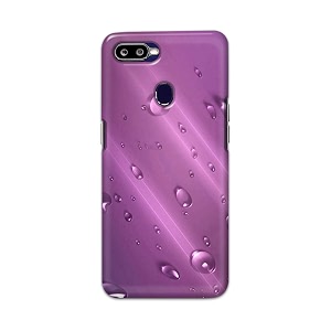 PRINTFIDAA Water Bubbles in Lilac Background Printed