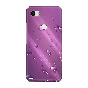 PRINTFIDAA Water Bubbles in Lilac Background Printed