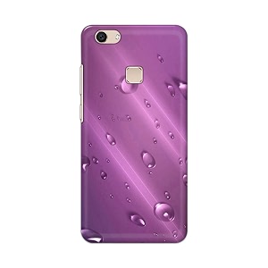 PRINTFIDAA Water Bubbles in Lilac Background Printed