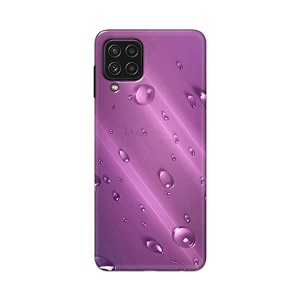 PRINTFIDAA Water Bubbles in Lilac Background Printed