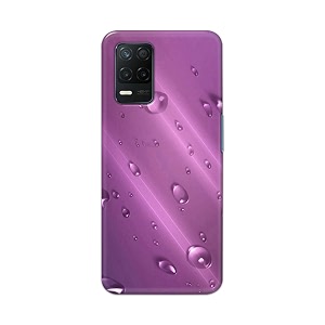 PRINTFIDAA Water Bubbles in Lilac Background Printed