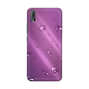 PRINTFIDAA Water Bubbles in Lilac Background Printed