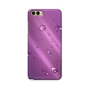 PRINTFIDAA Water Bubbles in Lilac Background Printed