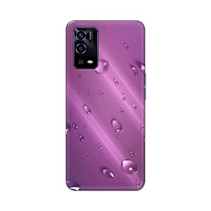 PRINTFIDAA Water Bubbles in Lilac Background Printed