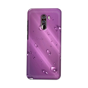PRINTFIDAA Water Bubbles in Lilac Background Printed