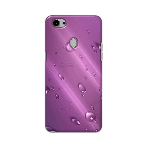 PRINTFIDAA Water Bubbles in Lilac Background Printed